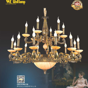 Đèn chùm đồng CD 9165/18