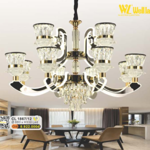 Đèn chùm LED cáo cấp CL 1867/12