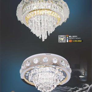 Điều chỉnh được độ sáng, có điều khiển từ xa ML 9240