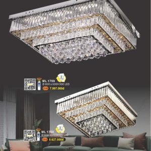 Điều chỉnh được độ sáng, có điều khiển từ xa ML 1759