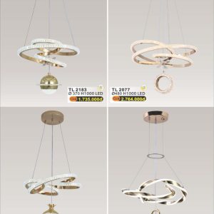 Đèn thả với kiểu dáng độc đáo, có hình trái tim và ánh sáng ấm áp. T 1174/2